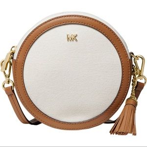 Michael Kors canvas canteen crossbody